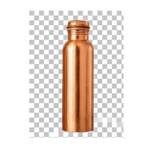 Botella de Agua de Cobre Ecológica Tradicional, Diseño Vintage, Termo Portátil de Viaje con Tapa, Libre de BPA - Product Image 5