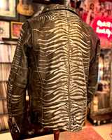 Blouson Moto Homme en Cuir PU Grande Taille à Capuche Respirant avec Fermeture Éclair, Style Racer, Marron et Noir, Collection Automne – Vente en Gros Usine