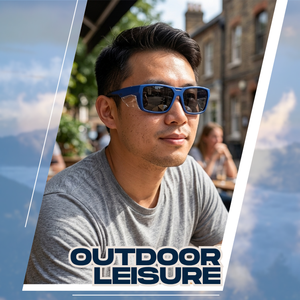 Borjye J175 Adjustable Nose Pads Clear View Lenses optical Frame Sun Glasses - Product Image 6