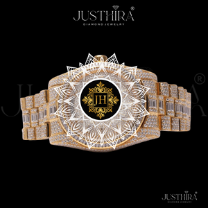 Reloj de Cuarzo con Diamantes Moissanite de Calidad de Exportación, Reloj de Pulsera de Estilo Joyería para Mujer, Regalo de Lujo Disponible al Mejor Precio - Product Image 3