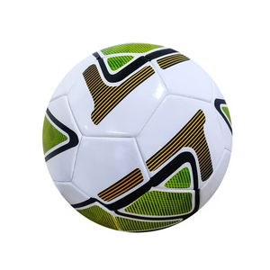 Balón de Fútbol Deportivo Personalizado, Blanco, Verde y Amarillo, para Entrenamiento, Duradero, Inflado, en Empaque Personalizable - Product Image 2