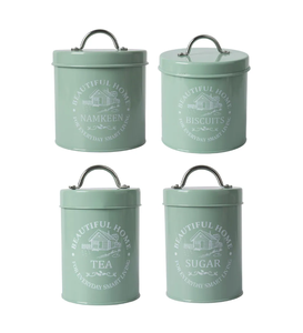 Wholesale Decorative Cookie <b>Storage</b> Canister | Metal Food <b>Storage</b> <b>Jar</b> with Lid with Customization Available - Product Image 5