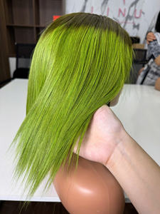 Venta al por mayor 100% de alta calidad verde vietnamita extensiones de cabello humano hueso recto con extremos dobles dibujados para tejer - Product Image 2