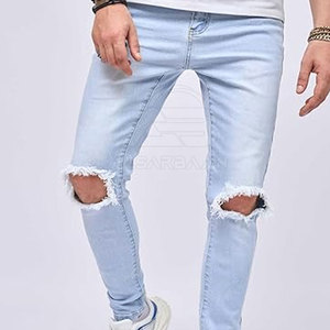 In Stock <b>Top</b> Quality Professional Men Casual Wear <b>Distress</b> Trousers Outdoor Use High Quality Men Trousers - Product Image 4