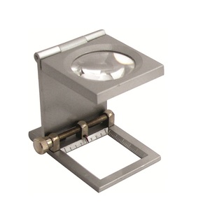 Loupe de poche pliable 10X avec compteur de fils et testeur de lin, pour bijoux, montres et réparation de téléphones mobiles - Product Image 3