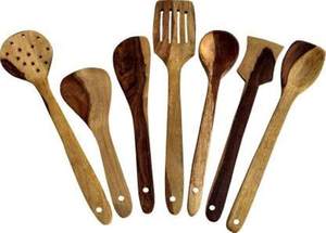 Ensemble de cuillères et spatules en bois de luxe moderne TIMELESS CRAFT pour la cuisine, outils de cuisine durables pour un usage domestique - Product Image 2
