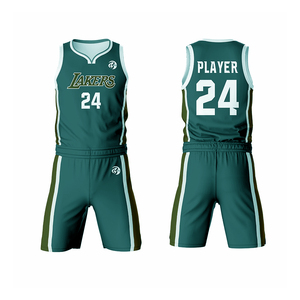 Uniforme de Baloncesto Sublimado de Alta Calidad, Diseño Personalizado, Absorbente de Humedad, Ligero, Tallas Grandes, 100% Poliéster, para Clubes Deportivos - Product Image 1