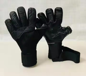 High Quality Professional Goalkeeper Gloves Rubber Breathable Outdoor <b>Custom</b> Made Non-Slip Adjustable Wrist - Product Image 1