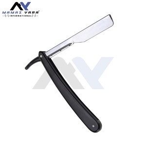 Professional Stainless Steel Straight <b>Razor</b> Blade Holder Safety Lock Guard Barber Shaving Grooming Tool for <b>Men</b> - Product Image 5