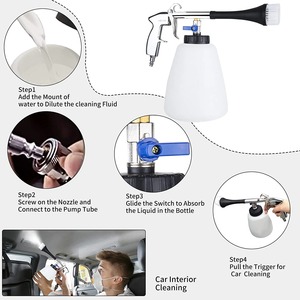 Pistolet de <span class=keywords><strong>nettoyage</strong></span> haute pression pour voiture, élimine rapidement la saleté <span class=keywords><strong>et</strong></span> la poussière de surface, outils de détail automobile, nettoyeur d'intérieur de voiture - Product Image 5