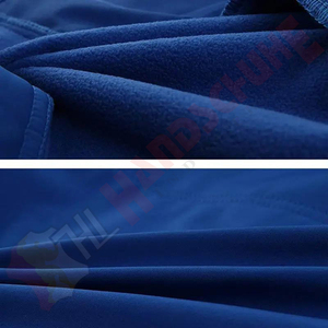 Hot Selling Soft Shell Windbreaker <b>Jackets</b> Breathable Waterproof <b>Fleece</b> <b>Lined</b> Zip Hooded Eco-Friendly Outdoor Adventure <b>Men's</b> - Product Image 4