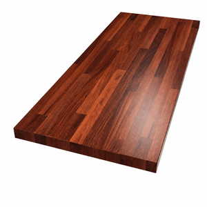 Custom Mahogany Wood Countertop Solid Hardwood Kitchen <b>Island</b> Top OEM ODM Manufacturer Solid Wood Countertop - Product Image 1