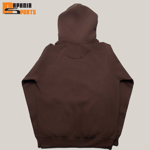 OEM/ODM Wholesale 3D Embroidery Logo Blank Regular Fit Heavyweight 100% Cotton Plain Dyed <b>Pullover</b> <b>Men</b> Winter Hoodie - Product Image 2