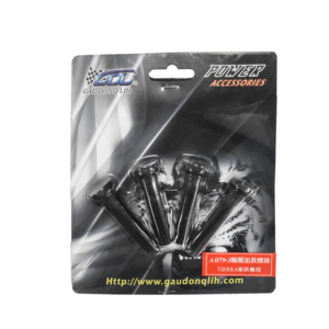 Goujons de roue en acier noir M12x1.5 moletés 14.8mm allongés pour Ford Focus Fiesta Kuga Mondeo - Product Image 2
