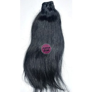 ผมแท้สีดำสนิทแบบเรมี่อินเดีย  แบบเย็บสองชั้นด้วยเครื่องจักร - Product Image 3