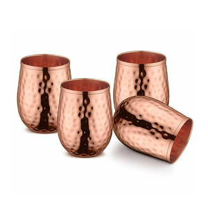 Mug à Moscow Mule en cuivre gravé de qualité supérieure – Cadeau personnalisé pour bar à cocktails avec logo sur mesure - Product Image 2