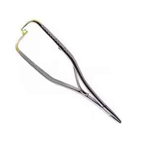 Portaagujas Quirúrgico Oftálmico de Acero Inoxidable Microarrugado Antideslizante con Punta Fina Manual MO By Grip Surgical - Product Image 5