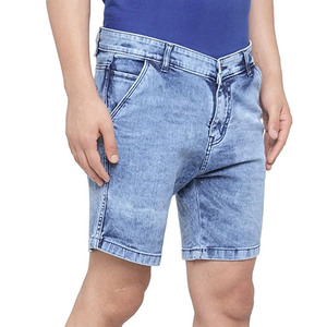 High Quality <b>Button</b> Design Men's Casual <b>Jeans</b> Shorts Summer New Casual Wear <b>Jeans</b> Shorts For Sale - Product Image 1