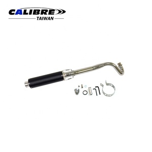 Silenciador de Escape Universal para Motocicleta y Scooter CALIBRE, Negro Mate, de Alta Calidad, con 6 Meses de Garantía y Velocidad Impresionante - Product Image 2