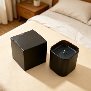 Bougie cylindrique en cire de soja - 100% biologique, non toxique, respectueuse de l'environnement, longue durée de combustion (plus de 60 heures) - Product Image 5