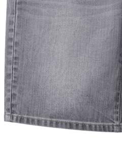 Shorts en jean gris personnalisés pour hommes, coupe classique, décontractés, pour l'été, streetwear, usage quotidien - Product Image 6