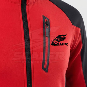 Veste de cyclisme sur route personnalisée, très vendue, col montant, manches longues, séchage rapide, Spandex/Polyester, poches arrière ajustées - Product Image 5