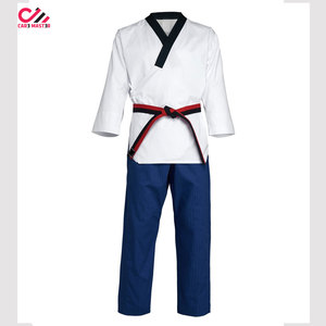 Prix de gros Uniforme de Taekwondo sportif 100% coton Léger Respirant Séchage rapide Haute qualité pour la pratique - Product Image 6