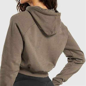 Sudadera Corta de Alta Calidad para Mujer, Fabricada a Medida, Sudadera de Manga Larga para Mujer, Sudadera de Invierno y Ropa Deportiva para Entrenamiento en el Gimnasio - Product Image 6