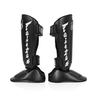Protège-tibias ergonomiques pour entraînement de kick-boxing, équipement d'exercice MMA, équipement de protection corporelle, Muay Thai, boxe, en cuir PU et mousse - Product Image 2