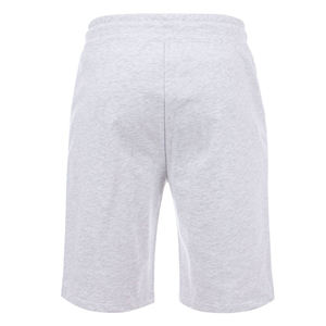 Shorts en coton gris pour hommes, taille mi-haute, avec cordon de serrage, décontractés, respirants, tricotés, avec poches, couleur unie, vente en gros - Product Image 6