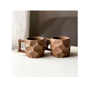 Wooden Handmade Natural Solid Wood Coffee <b>Mug</b> Modern Finish Eco Friendly Drinking <b>Mug</b> for Daily Use - Product Image 1