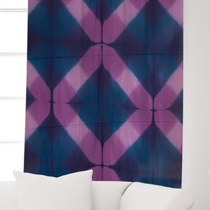 Rideau en coton imprimé tie-dye, panneau décoratif bohème pour fenêtre, salon, chambre, hôtel, vente en gros Inde - Product Image 4