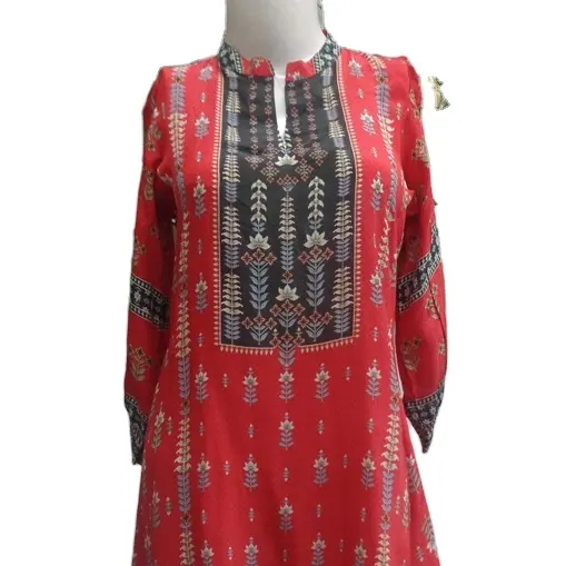 Эфирная сущность: вискоза Этническая Курти-индийская Женская одежда | Неподвластная времени красота вискоза индийская Этническая Курта Женская туника с принтом
