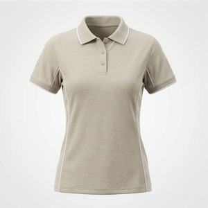 Camiseta Deportiva Casual de Manga Corta para Mujer, Estilo Moderno, Ropa de Verano, Camiseta Polo, Todas las Tallas, Color Personalizado - Product Image 1