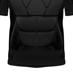 Camiseta de Compresión Acolchada de Manga Corta de Alta Calidad, Protección para el Pecho, Camiseta Deportiva Acolchada Personalizada, Ajuste de Compresión - Product Image 6