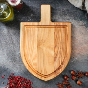 Natural Grain Hardwood Cutting Board Multipurpose Wooden Chopping Block For Kitchen Cooking Serving And Culinary Tasks - Product Image 3