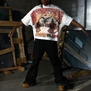 Camisetas Sólidas para Hombre al por Mayor, Estilo Urbano, 100% Algodón, Impresión de Alta Calidad, Antiarrugas y de Secado Rápido - Product Image 5