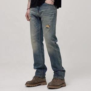 Jeans de Mezclilla para Hombre y Mujer, 100% Algodón, Secado Rápido, Corte Regular Vintage, Lavado Casual, Rectos, para Invierno y Verano, Varios Modelos - Product Image 2