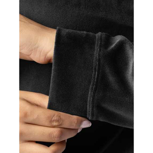 Conjunto de chándal estampado de invierno de primera calidad para niñas, chándal de color sólido para mujer, venta al por mayor de dos piezas - Product Image 5