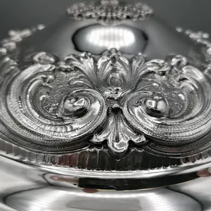 Casserole classique durable en acier inoxydable avec couvercle |   Service alimentaire antiadhésif, écologique, sûr et fiable - Product Image 4