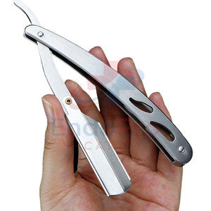 Herramienta de Afeitado de Alta Calidad, Navaja de Barbero con Hoja de Acero Duradera, Fácil Agarre - Product Image 3