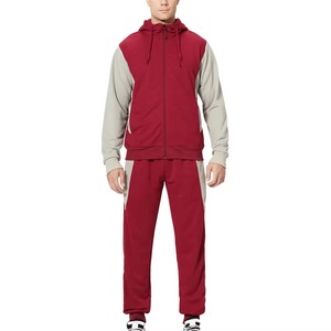 Men Tracksuit 2 Piece Casual Long Sleeve Zip up Jacket and Pants Set Athletic Tracksuits Sports <b>Jogging</b> <b>Suits</b> - Product Image 1
