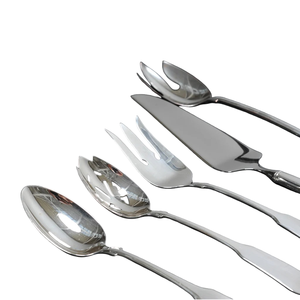 Premium Stainless Steel Cutlery Set Steak Knives <b>Forks</b> <b>Dessert</b> Coffee Vintage Design Mirror Polish Durable 5-Star Hotel Quality - Product Image 1