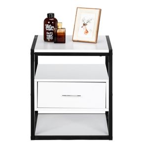 Modern and Simple Style One Smoke Middle Nightstand - Product Image 2