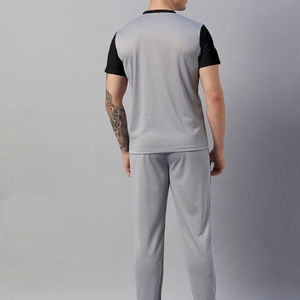 Conjunto Deportivo para Hombre, Negro y Gris, Corte Ajustado, Transpirable, Ecológico, para Entrenamiento, Jogging, Gimnasio, Running, Fitness - Product Image 2