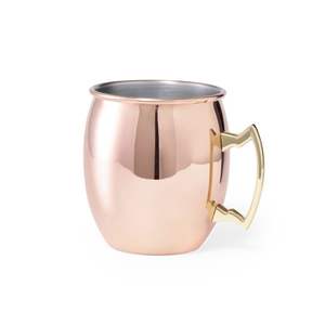 Mug en cuivre métallique, mug en cuivre bronze avec poignées en laiton, couvercle anti-fuite, isolation sous vide, mug à café - Product Image 1