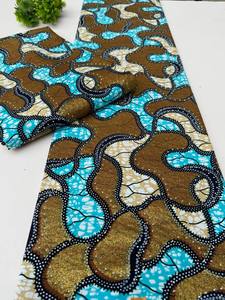 Estampado de cera africana y tela de taparrabos de Ankara Holland Patrones vibrantes de alta calidad Ideal para ropa tradicional Kumasi - Product Image 4