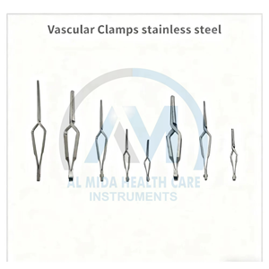 Al Mida Healthcare Yasargil Aneurysm Clips AMHC-R-21 Stainless Steel Manual CE ISO13485 Certified Class II Ergonomic <b>Instrument</b> - Product Image 6