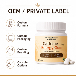 ผู้ผลิตหมากฝรั่งรสกาแฟผสมคาเฟอีนเพิ่มพลังงานแบบ OEM สำหรับแบรนด์ส่วนตัว - Product Image 3