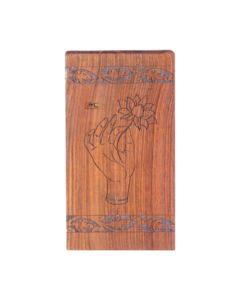 Handcrafted Natural Wood Cremation Urn Carved <b>Memorial</b> <b>Keepsake</b> <b>Box</b> for Adult Human Ashes - Product Image 3